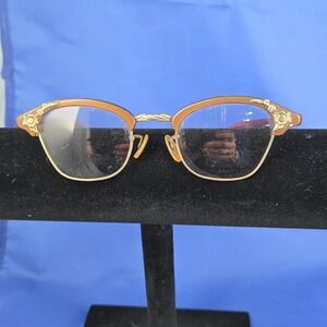 Vintage American Optical 12K GF Cat Eye Glasses Eyeglasses